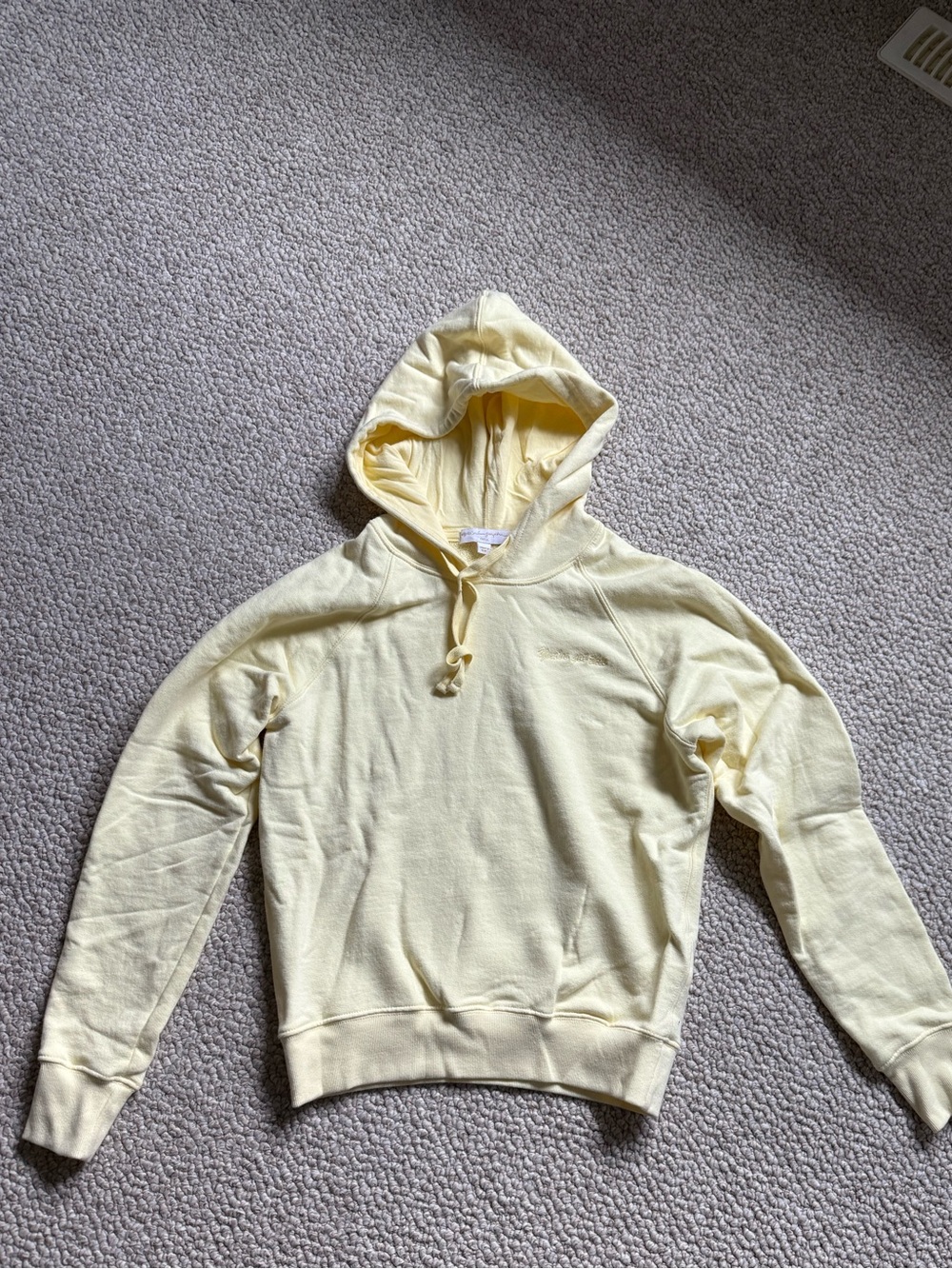 Spiritual Gangster Light Yellow Hooded Crewneck Sweatshirt
